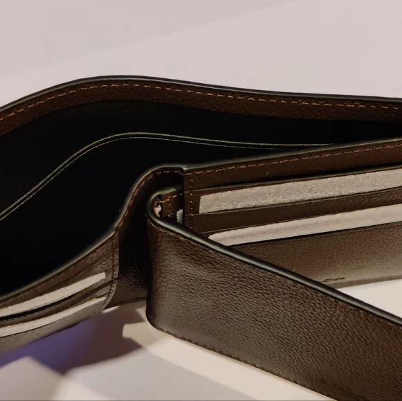 Coach Brown Leather Wallet, NWOT - Picture 5 of 6